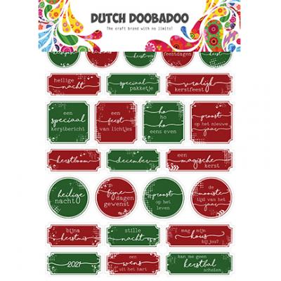 Dutch Doobadoo Sticker - Christmas